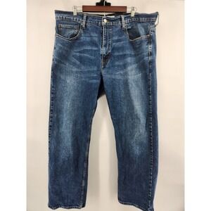 Mens LEVIs 40X32 Loose Signature Jeans‎ Medium - Dark Wash 40 X 32 Loose